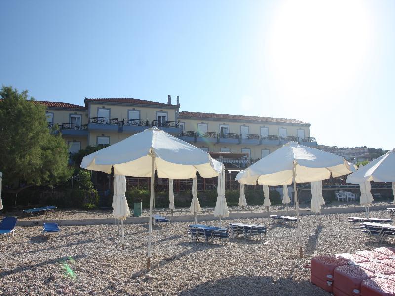 Pebble Beach Hotel Plomari Eksteriør bilde