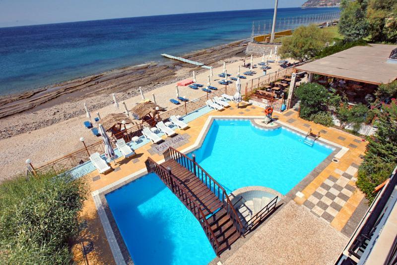 Pebble Beach Hotel Plomari Eksteriør bilde